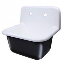 Nantucket Sinks CI-2218-FB - 22In Wallmount Sink