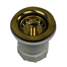 Nantucket Sinks NS-403PB - 2.75 inch Junior Duo Bar Sink Drain In Polished Brass