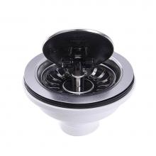 Nantucket Sinks NS35LCC-CH - Chrome Flip Top Crumb Cup Kitchen Drain