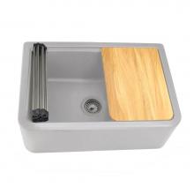 Nantucket Sinks PR3020-APS-G - 30''X20'' GRANITE COMPOSITE APRON FARMHOUSE SINK