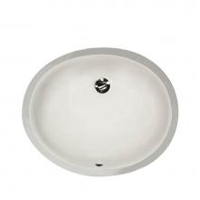 Nantucket Sinks UM-13x10-B - 13 Inch X 10 Inch Undermount Ceramic Sink In Bisque