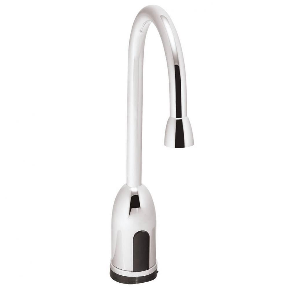 SensorFlo Gooseneck S-9201-CA-E AC Powered Faucet with Under-counter Mechnical Mixer