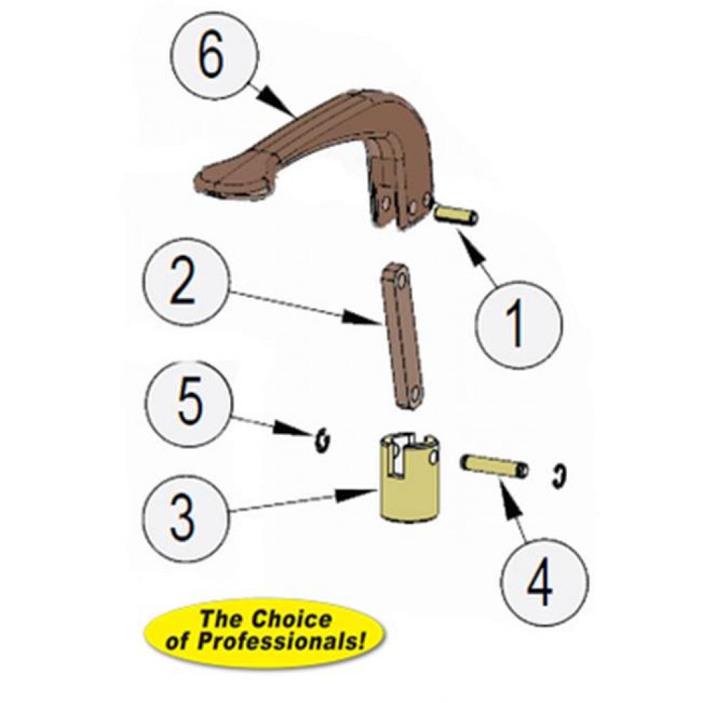 S4H Linkage handle assembly