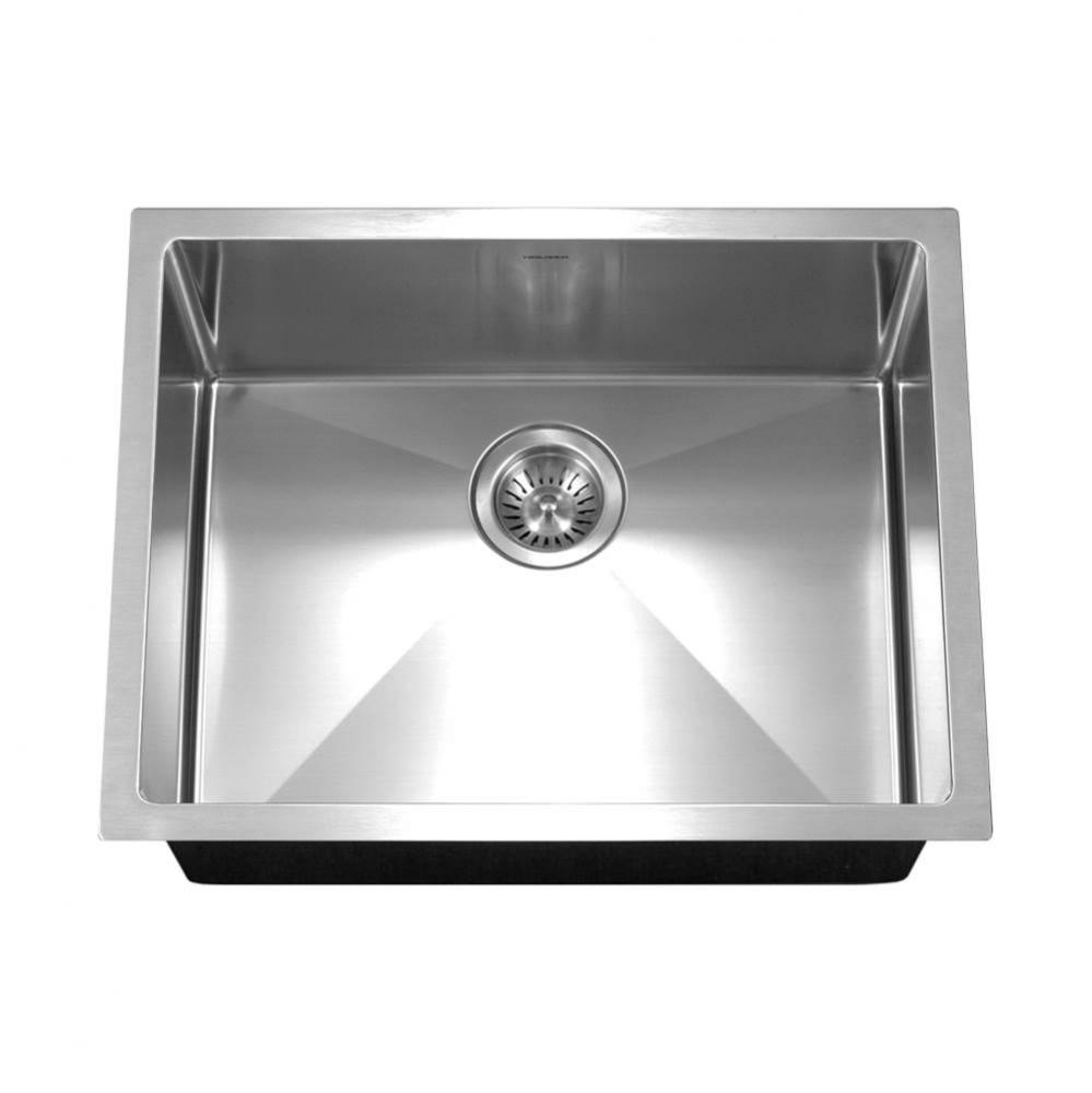 Axiom ADA 23'' 10mm Radius Undermount Stainless Steel Sink, 5'' Depth