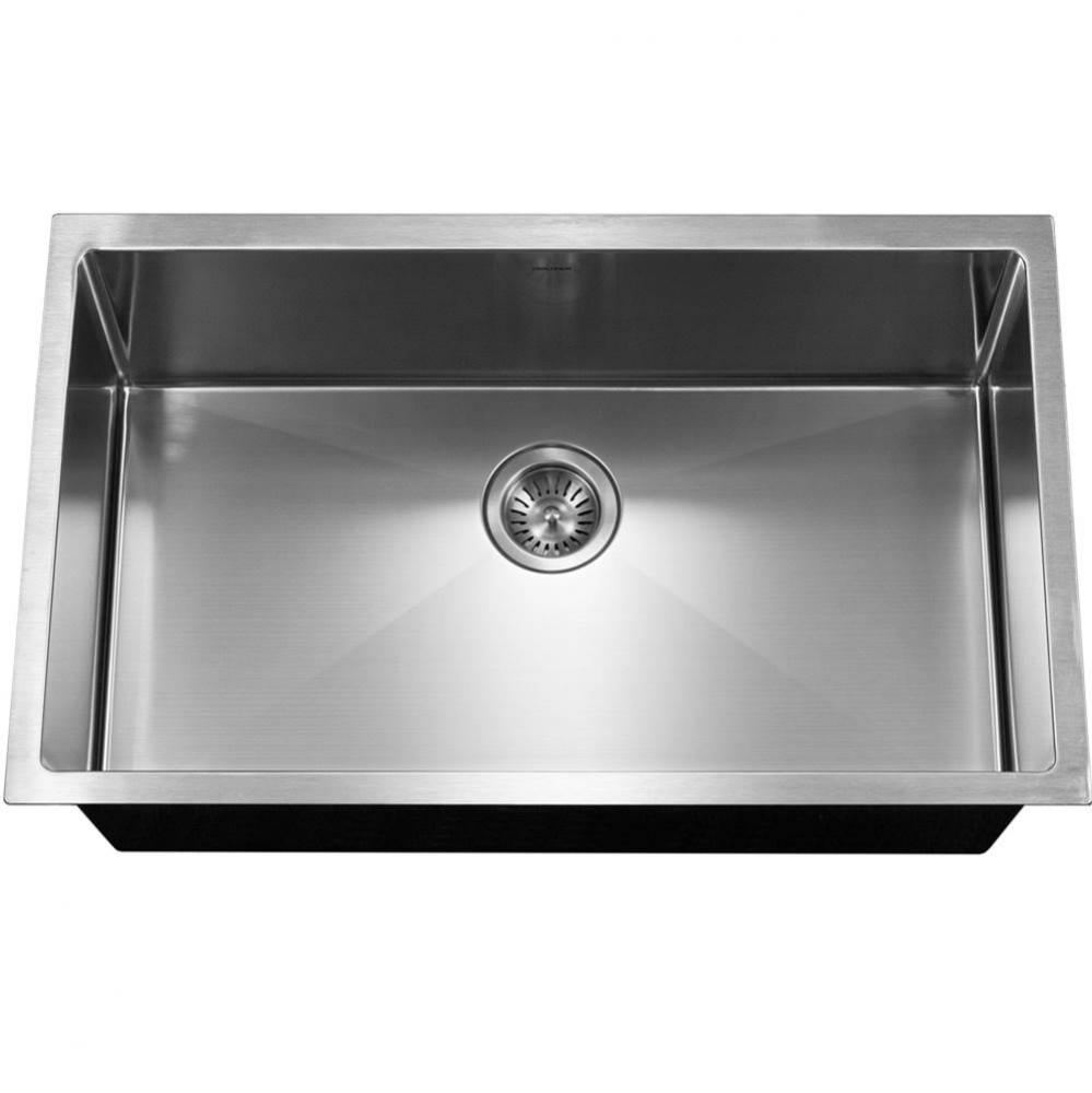 Axiom 32'' 10mm Radius Undermount Large Single Bowl Kitchen Sink