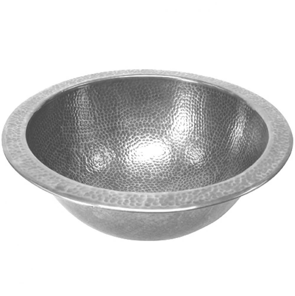 Undermount Copper Lavatory Sink, Pewter