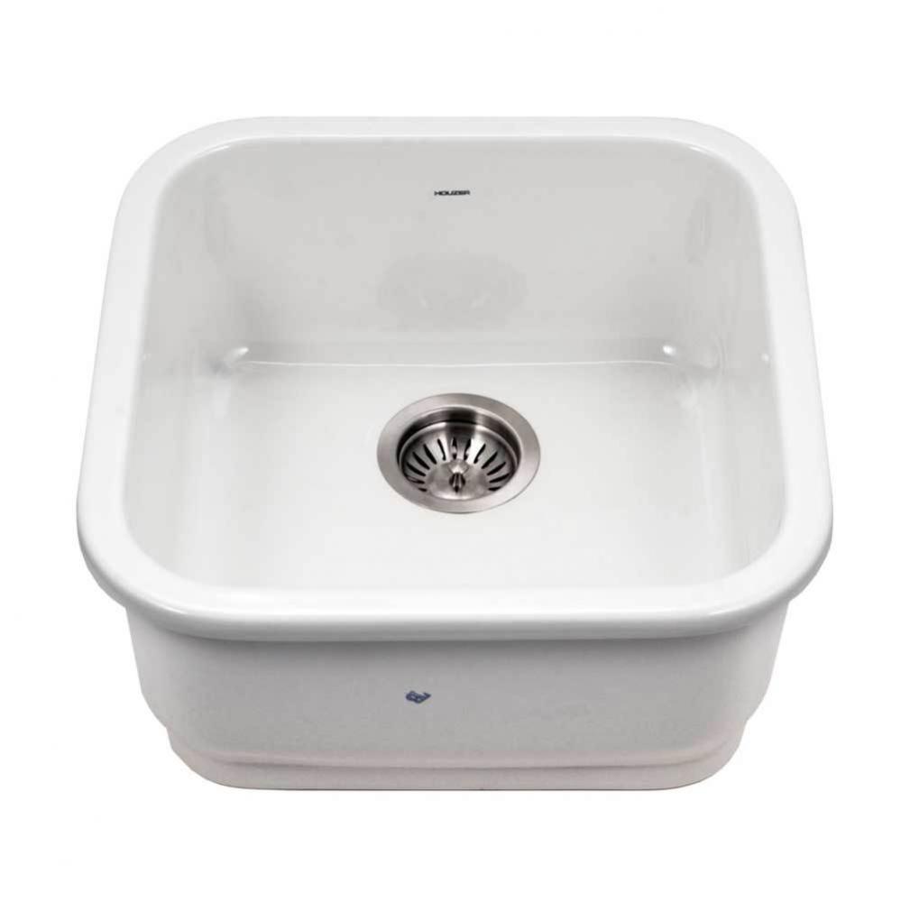 Chelsea 19'' Undermount Fireclay Bar Sink, White