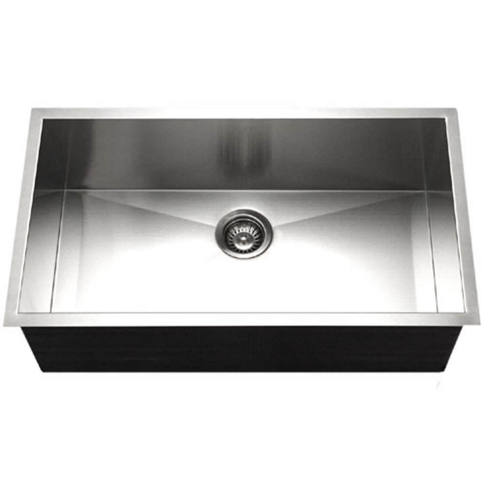 Prizm 32'' Undermount Large Single Bowl Kitchen Sink