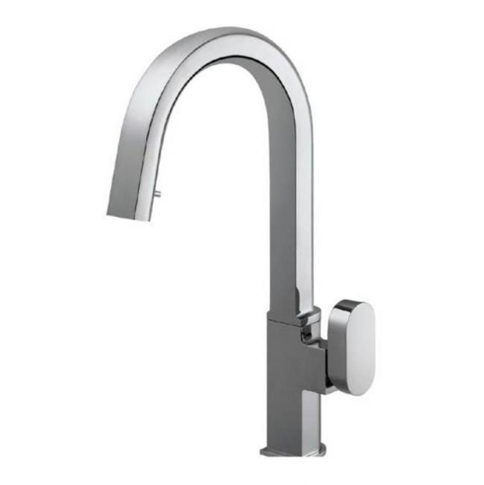 Revel Dual Function Hidden Pull Down Kitchen Faucet in Polished Chrome