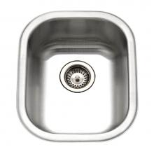 Hamat ASP-1418B-1 - Aspect 14'' Undermount Medium Bowl Bar/Prep Sink