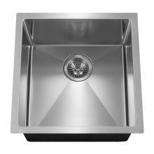 Hamat AXI-1718B - Axiom 17'' 10mm Radius Undermount Prep Bowl Kitchen Sink