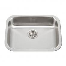 Hamat CADA-2318SU-5-20 - Classic 23'' ADA Undermount Stainless Steel Sink, 5'' Depth, Bulk Pack