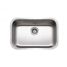 Hamat CLA-2718S-1 - Classic 27'' Undermount Stainless Steel Medium Single Bowl