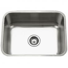 Hamat ENT-2318S-20 - Enterprise 23'' Undermount Stainless Steel Single Bowl Kitchen Sink, 18 Gauge, Bulk Pack