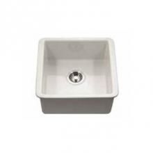 Hamat CHE-1717BU-WH - Chelsea 19'' Undermount Fireclay Bar Sink, White