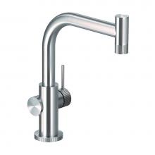 Hamat KNBA-4000-BSS - Knob Contemporary Bar Faucet in Brushed Stainless Steel