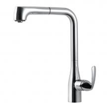 Hamat QUPO-2020-PC - Quantum Dual Function Pull Out Kitchen Faucet in Polished Chrome