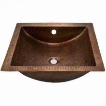 Hamat NOE-2117-AC - Copper Undermount Concave Lavatory Sink