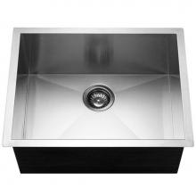 Hamat PRI-2318S - Prizm 23'' Undermount Stainless Steel Single Bowl Kitchen Sink