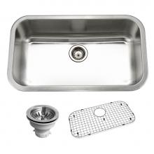 Hamat VIL-3218ST - Villa 32'' Topmount Large Single Bowl Kitchen Sink