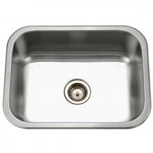 Hamat VIT-2418S-1 - Vitality 24'' Undermount Stainless Steel Single Bowl Kitchen Sink