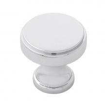 Belwith Keeler B077458-CH-10B - Brownstone Collection Knob 1-1/8 Inch Square Chrome Finish (10 Pack)