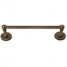 Carpe Diem Hardware 1604R-3 - Classic 16'' O.C. Approx Towel Bar 5/8'' Reeded Center