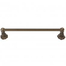 Carpe Diem Hardware 1639R-3 - Acanthus 24'' O.C. Approx Towel Bar Renaissance Style w/ 5/8'' Reeded Center