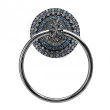 Carpe Diem Hardware 4894-9 - Coastal Living Full Towel Ring w/ Swarovski Crystals