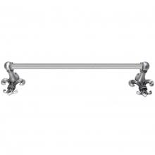 Carpe Diem Hardware 566R-2 - Charlemagne 24'' O.C Approx Towel Bar w/ 5/8'' Reeded Center