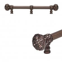 Carpe Diem Hardware 1503-2 - Oracle 24'' O.C. Approx Towel Bar w/ 5/8'' Smooth Center