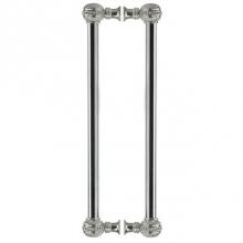 Carpe Diem Hardware 5803R-11 - Millennium Back To Back 18'' O.C. Approx w/ 5/8'' Reeded Center Long Pull