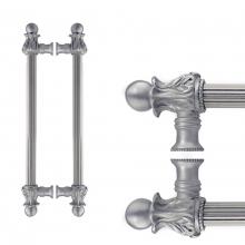 Carpe Diem Hardware 5861R-11 - Acanthus Back To Back 9'' O.C.  w/ 5/8'' Reeded Center Long Pull Roma