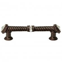 Carpe Diem Hardware 1351-9 - Aphrodite Ii 24'' O.C. Approx Towel Bar Renaissance Post w/ 5/8'' Smooth Cente