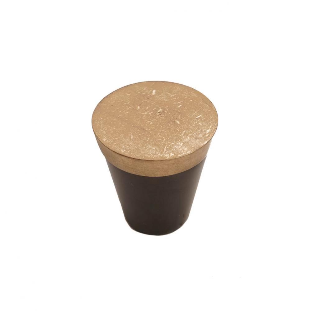 Contemporary Cone Knob, Espresso Champagne