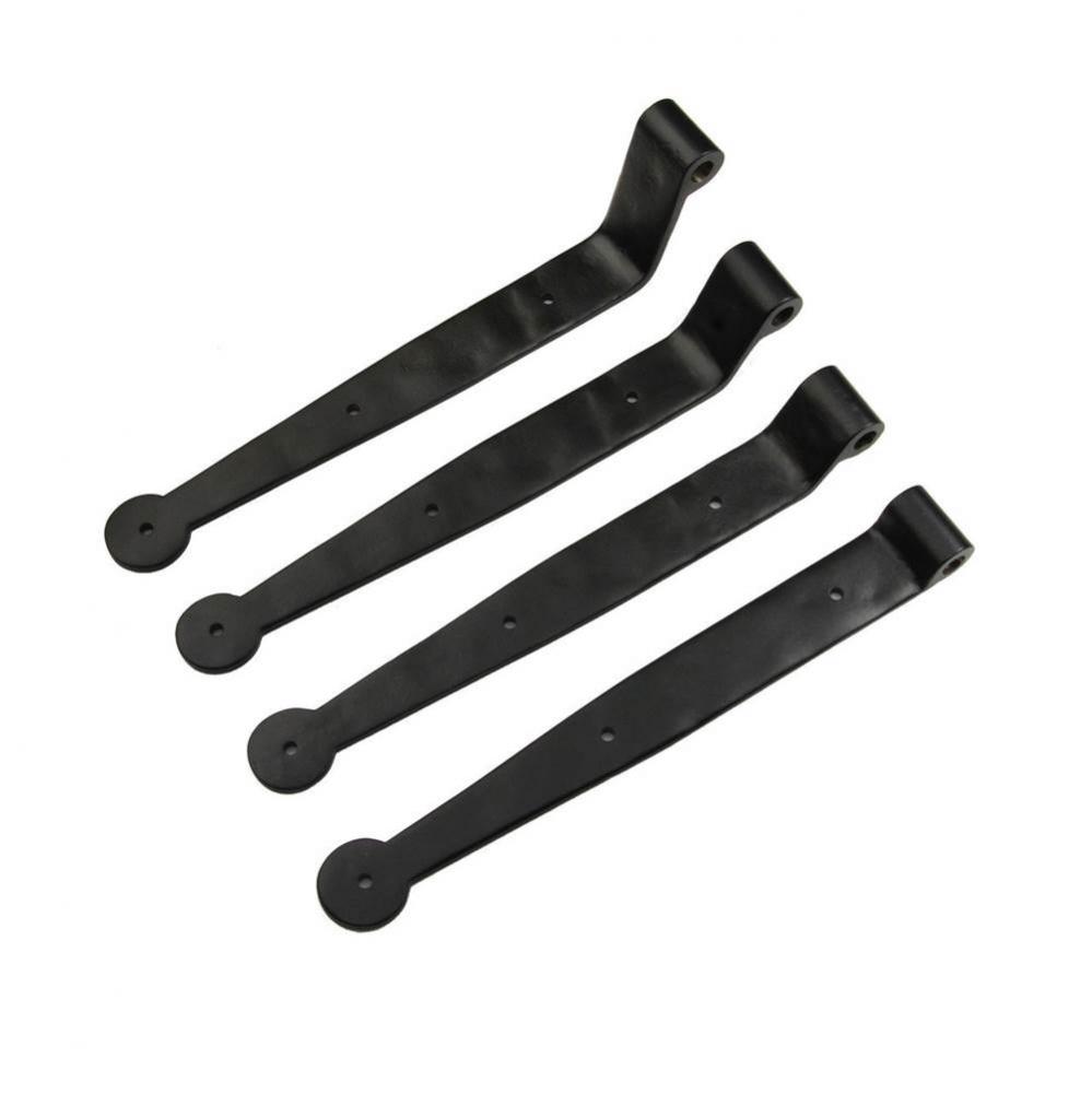 Bean Strap - 10'' Long - 3/4'' Offset, Black