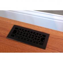 Coastal Bronze 01-410-A-19 - Cast Iron Vent - Any Style - Black - 4'' x 10'', Black