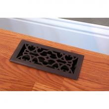 Coastal Bronze 03-410-C-10 - Cast Brass Vent - Any Style/Finish - 4'' x 10'', Oil Rubbed Bronze