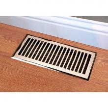 Coastal Bronze 04-410-C-26 - Cast Brass Vent - Any Style/Finish - 4'' x 10'', Polished Chrome