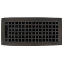 Coastal Bronze 05-410-C-10 - Cast Brass Vent - Any Style/Finish - 4'' x 10'', Oil Rubbed Bronze