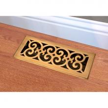 Coastal Bronze 06-410-C-05 - Cast Brass Vent - Any Style/Finish - 4'' x 10'', Antique Brass