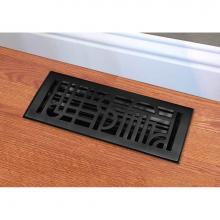 Coastal Bronze 08-410-A-19 - Cast Iron Vent - Any Style - Black - 4'' x 10'', Black