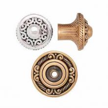 Edgar Berebi 8156AB - AMERICANA KNOB w/ MATCHING BACK PLATE