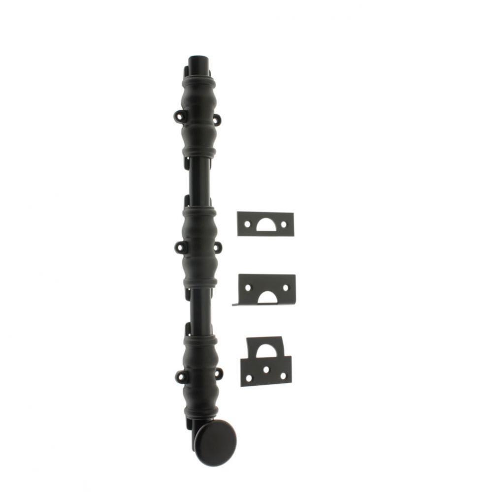 36'' Ornamental Bolt W/ 3-3/8'' Barrel Guide/Round Knob Oil-Rubbed Bronze