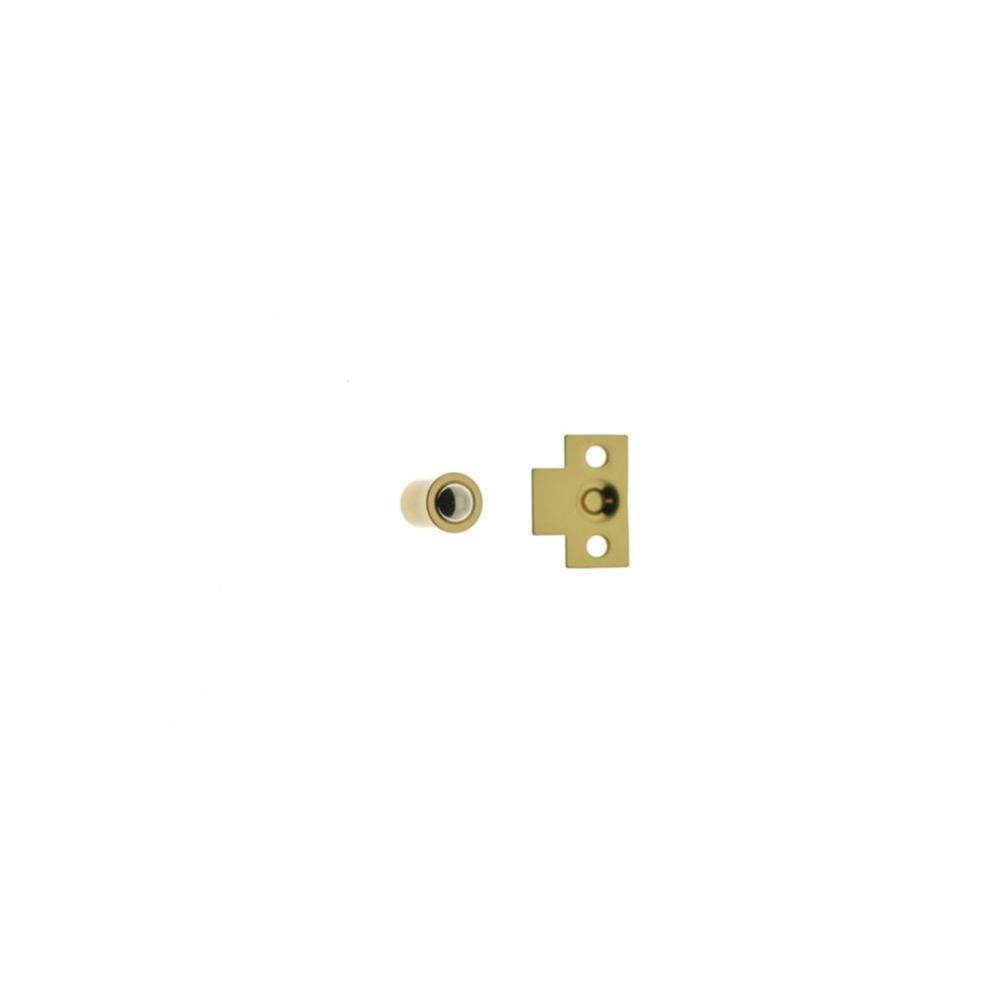 Ball Latch Cabinet Door (Mini Ball Catch) Polished Brass