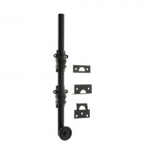 Idh 11204-10B - 8'' Ornamental Bolt 11/16'' Dia. W/ 2'' Barrel Guide/Swirl Knob Oil-