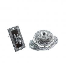 Idh 18055-026 - Twist Bell W/ Ornate Dome Polished Chrome