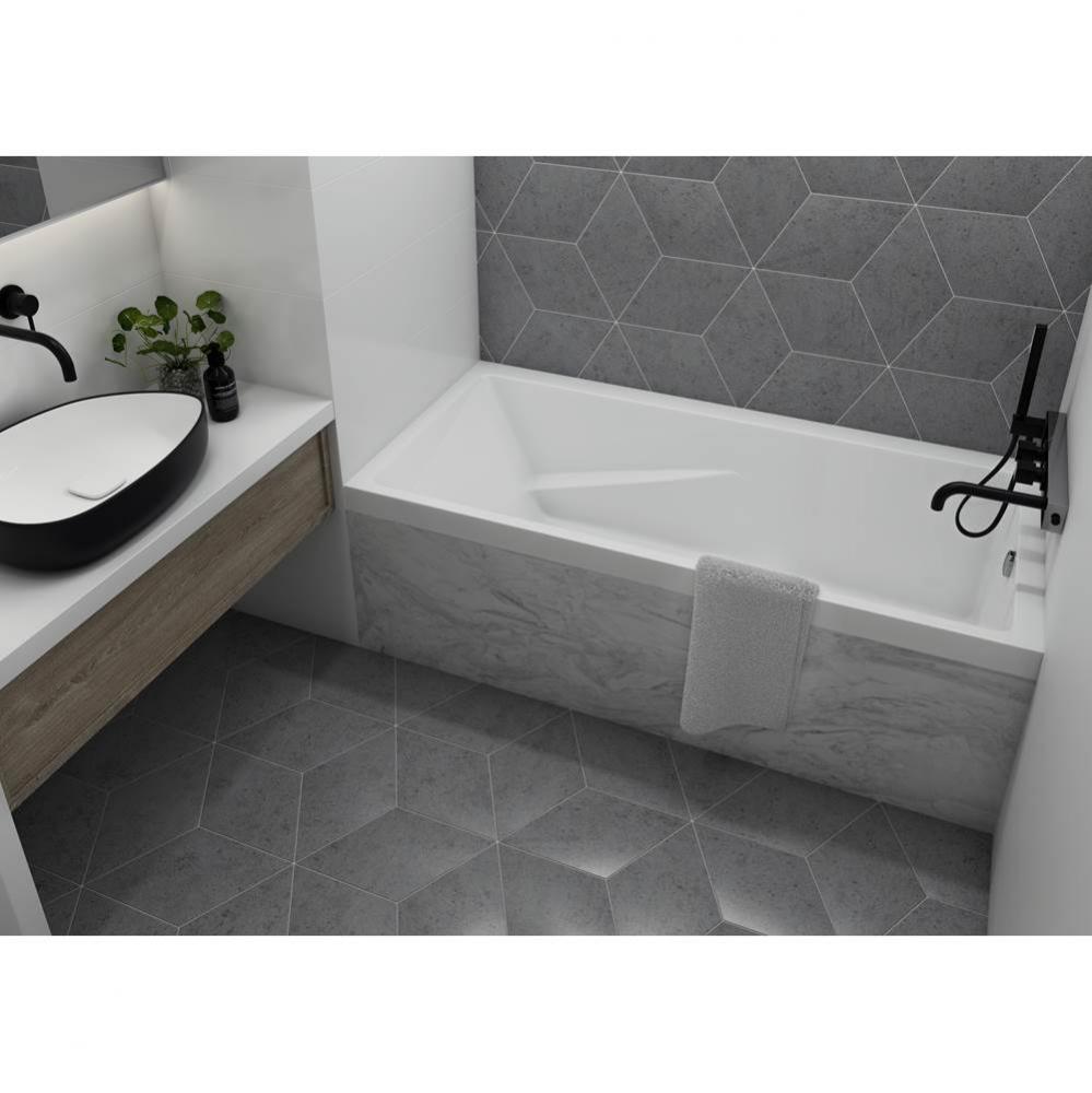 Bone Cetera Alcove Whirlpool + Back Jets