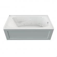 Mirolin Canada TAS6634LAW1N - White Tucson 2 Skirted Whirlpool + BN trim