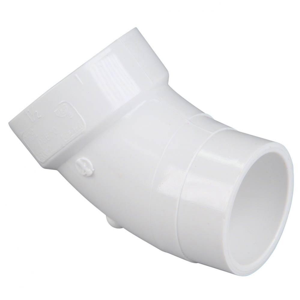 48062R 8X4 SPGXH 45 STREET ELBOW PVC